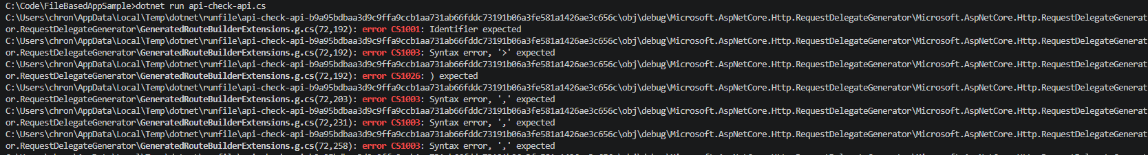 Compile Errors